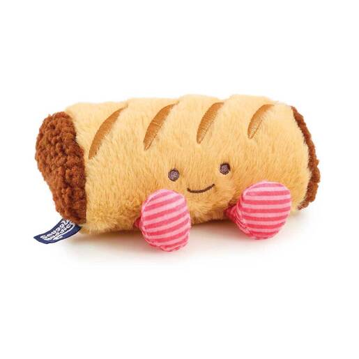 Snuggle Buddies Yummy Buddies Sausage Roll Soft Toy