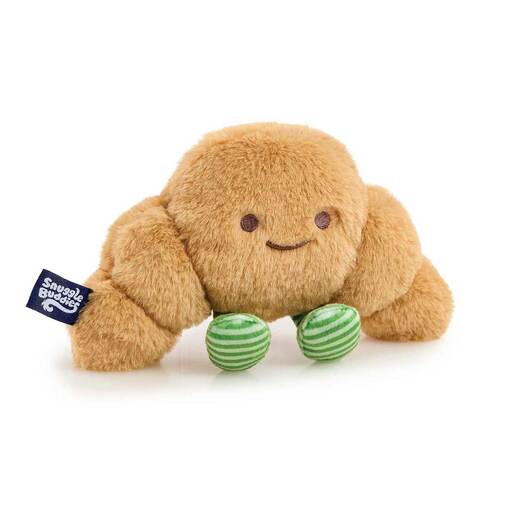 Snuggle Buddies Yummy Buddies Buttery Croissant Soft Toy