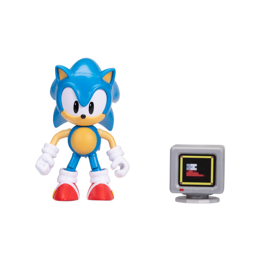 Sonic The Hedgehog Sonic 4" Figure with Monitor