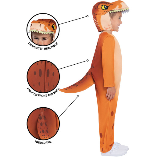 RUBIE'S Jurassic World Officiel - Déguisement T-Rex (Enfant) - Taille 9 RUBIE'S Jurassic World Officiel - Déguisement T-Rex (Enfant) - Taille 9