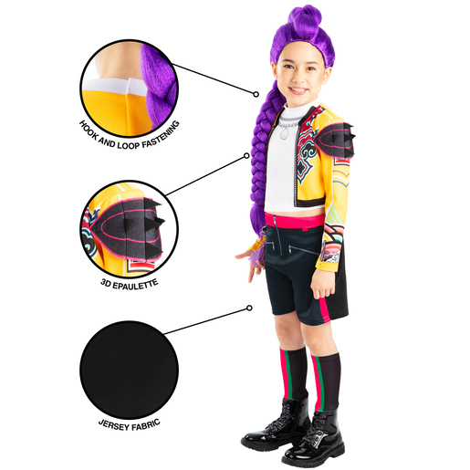 Rubies Official Netflix K-Pop Demon Hunters Rumi Gold Classic Kids Fancy Dress Costume - Size 6 Years : Buy Online at Best Price in KSA - Souq is now Rubies Official Netflix K-Pop Demon Hunters Rumi Gold Classic Kids Fancy Dress Costume - Size 6 Years : Buy Online at Best Price in KSA - Souq is now