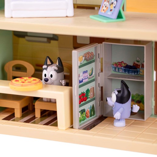 Muffin and Socks in the kitchen action view