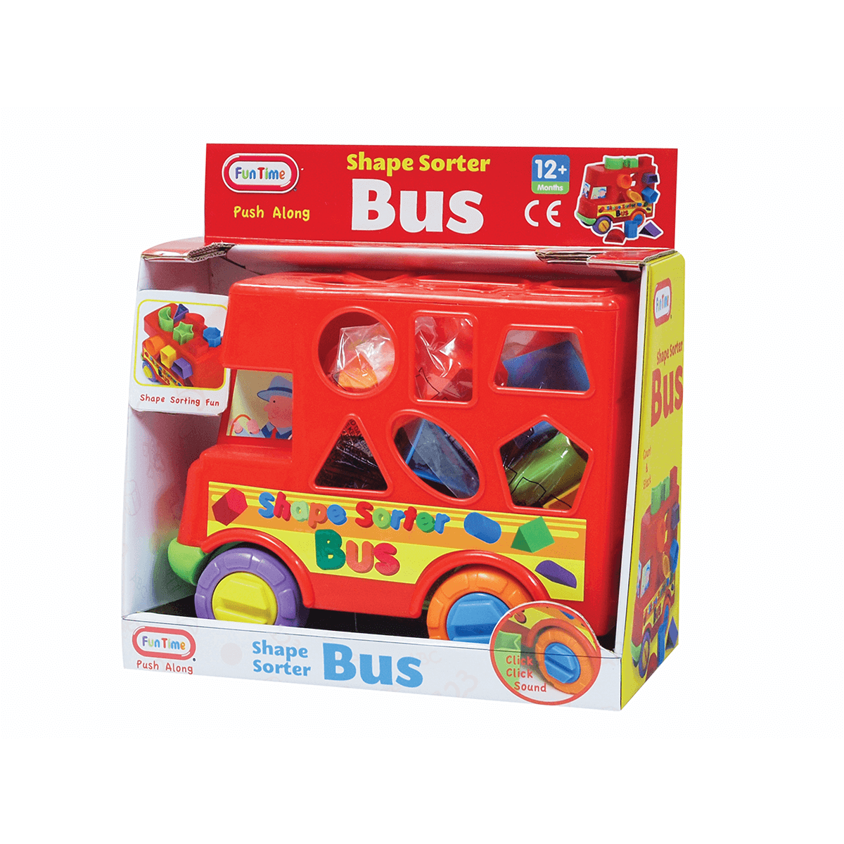 Fun Time Shape Sorter Bus The Entertainer