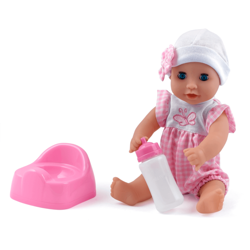 Dolls World - 30cm Baby Dribbles Drink and Wet Doll