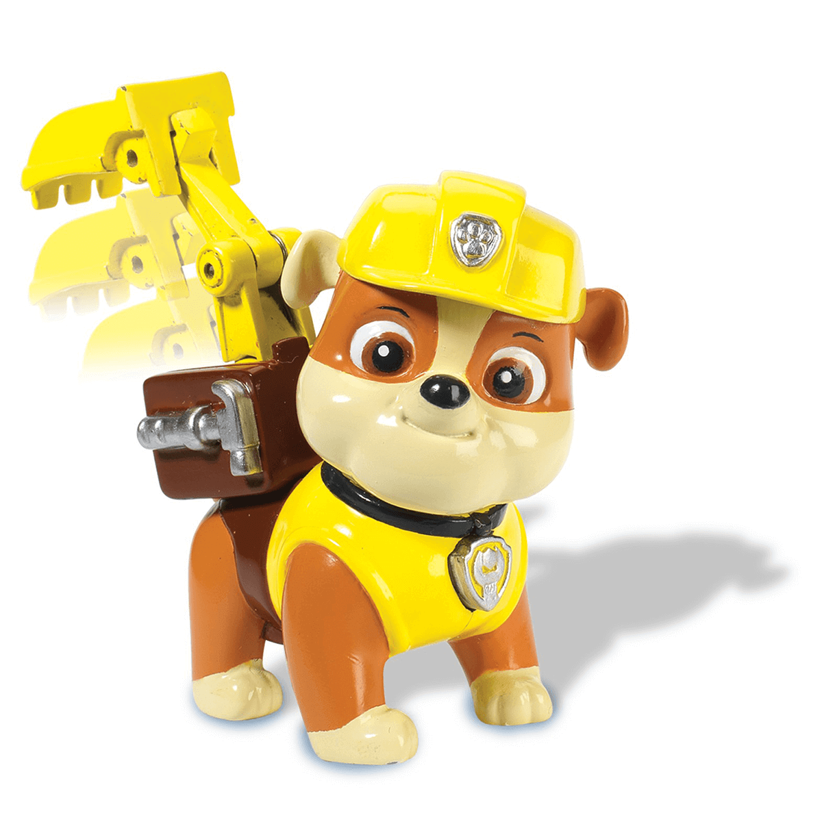 Trivial væbner Gendanne Paw Patrol - Action Pack Rubble Figure and Badge | The Entertainer