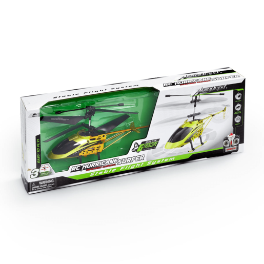 Hurricane Surfer RC Helicopter   Yellow