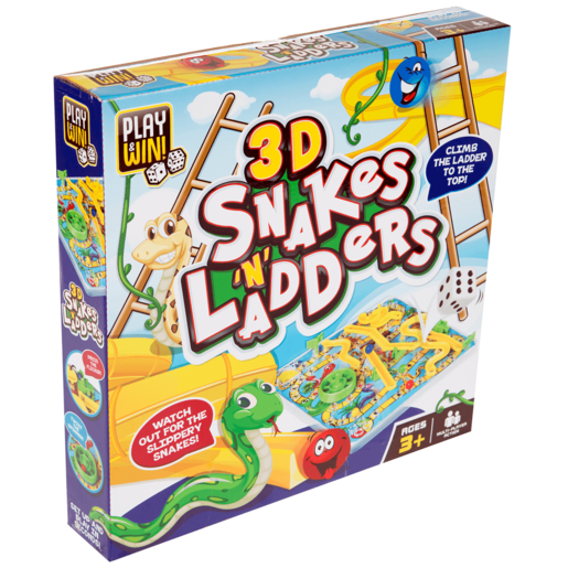 Playing the Online Snakes and Ladders 3D Board game