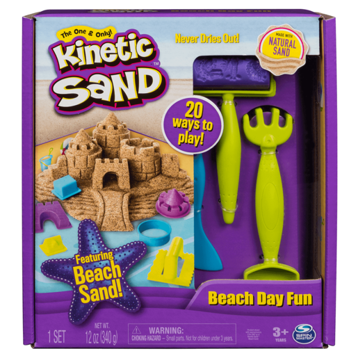 Kinetic Sand   Beach Day Fun Set
