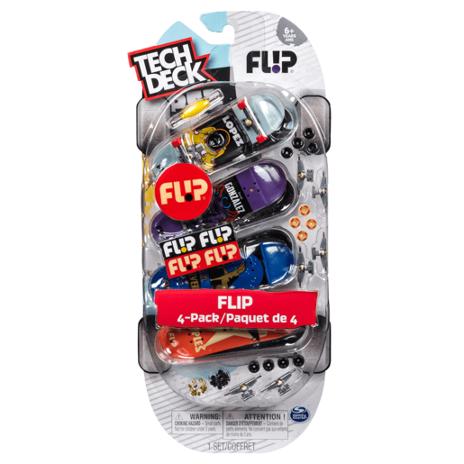 Tech Deck 96mm Fingerboards 4 Pack Styles Vary The Entertainer
