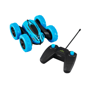 Extreme 360 RC Stunt Double - Side Roll Car - Blue