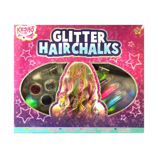 Kesho Glitter Hair Chalk Studio Set