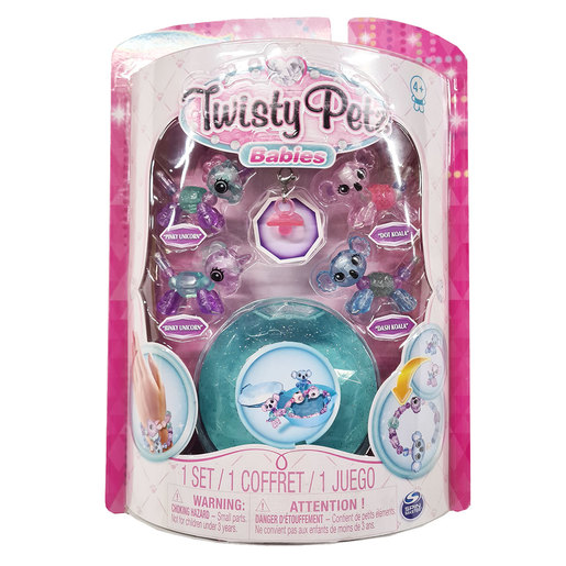 Twisty Petz Twin Baby Four Pack - Koalas and Puppies