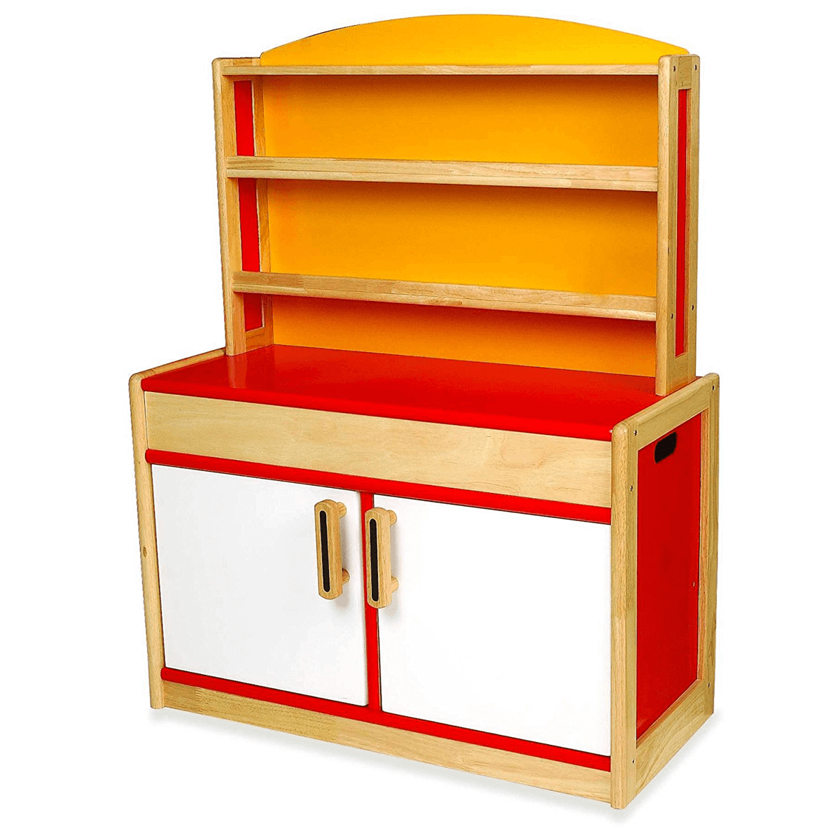 Wooden Kitchen Dresser 106 X 78 X 38cm The Entertainer
