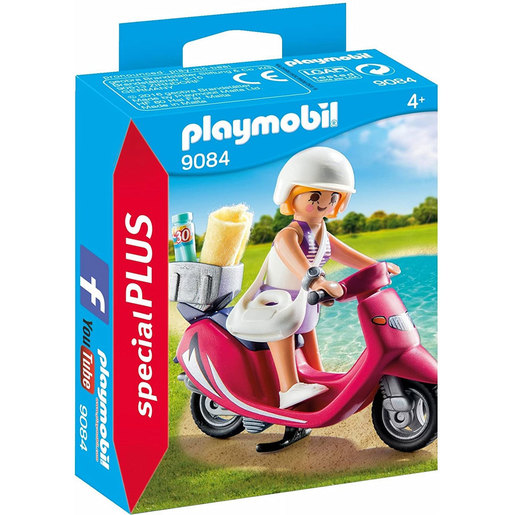 Playmobil 9084 Special Plus Figure   Beachgoer And Scooter