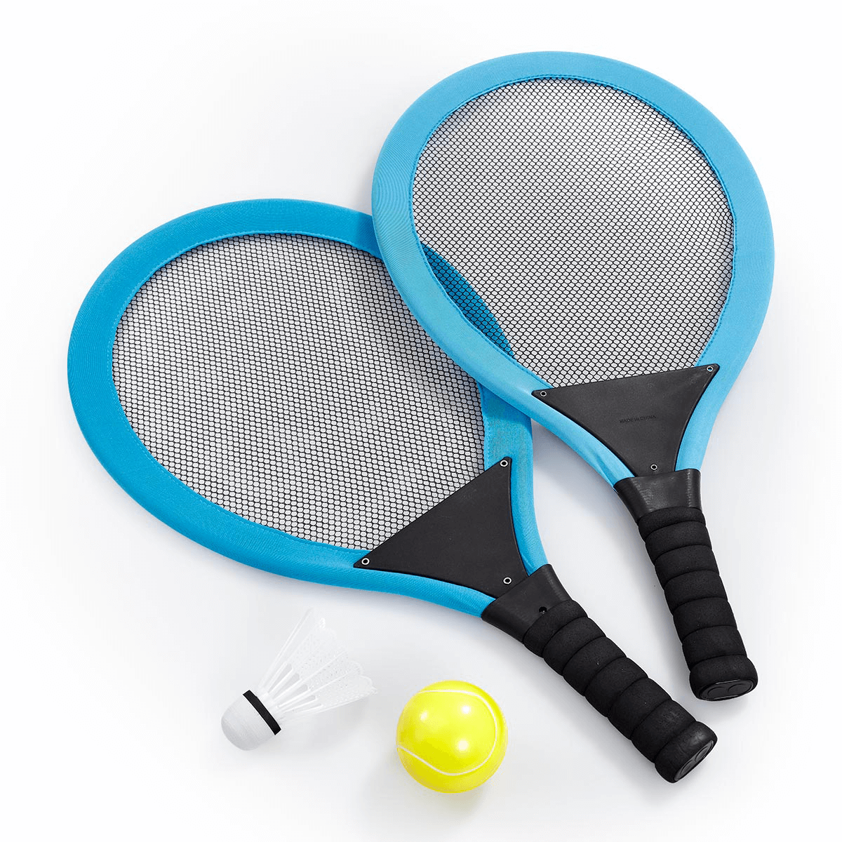Kids Metal Junior Tennis Set 2 Racket Raquets 2 Balls Outdoor Toy Playset 