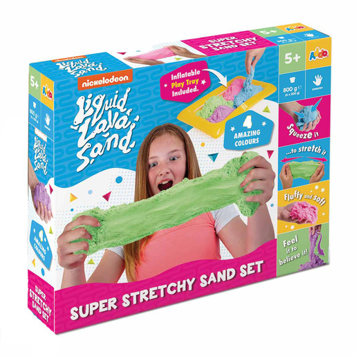 Nickelodeon Liquid Lava Sand Super Stretchy Sand Set