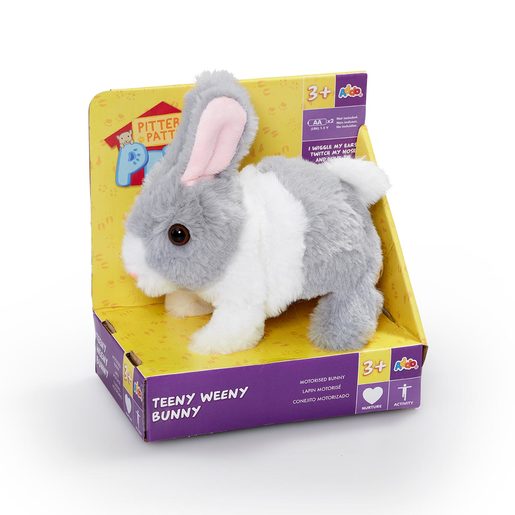 Pitter Patter Pets Teeny Weeny Bunny - Grey Bunny