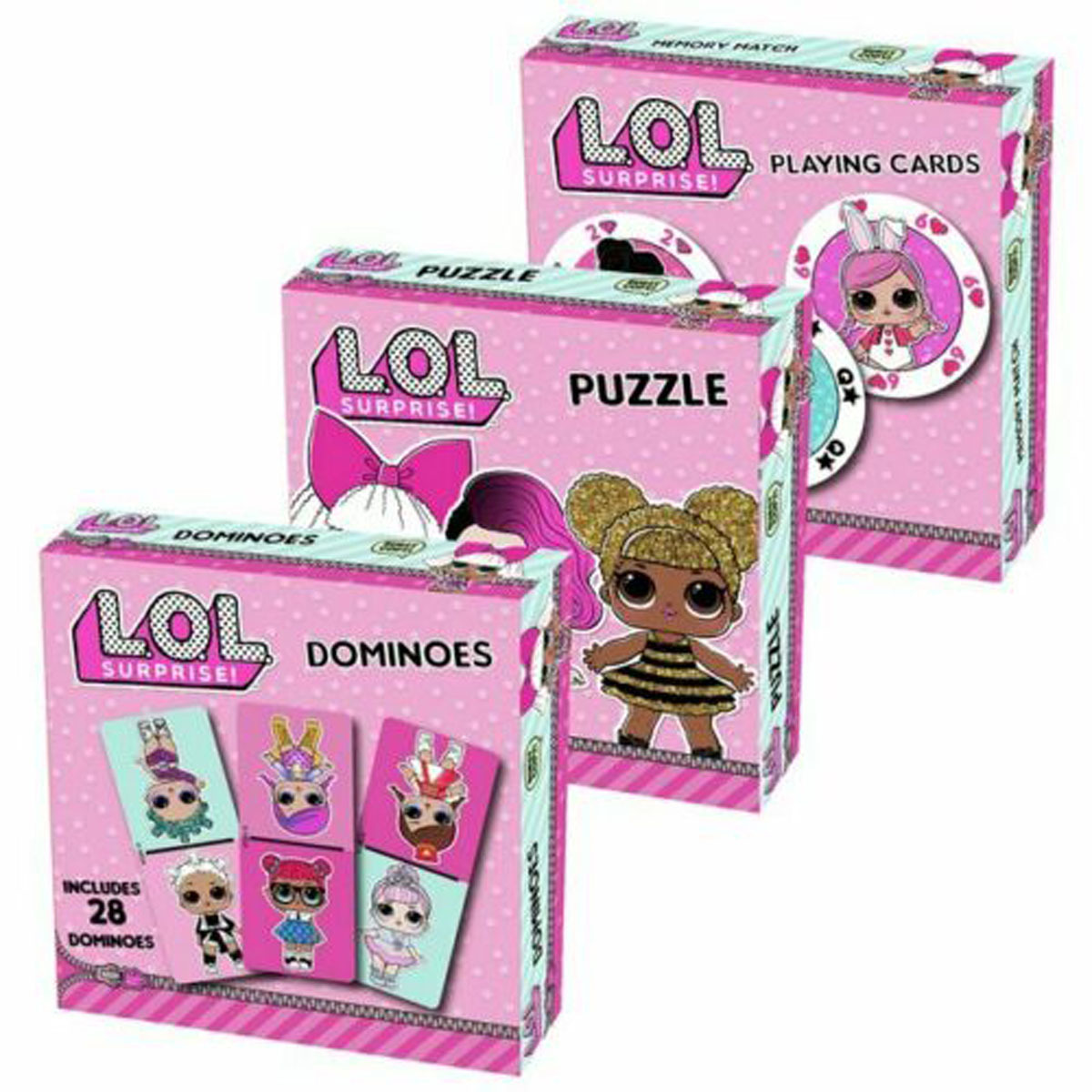 LOL Doll Playing Cards Game Set with Stickers