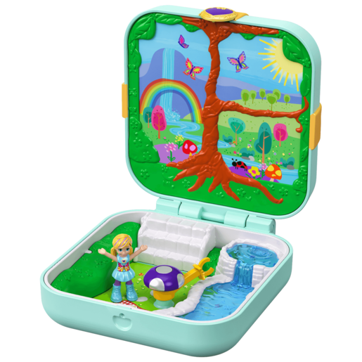 Polly Pocket Hidden Hideouts   Flutteriffic Forest Playset