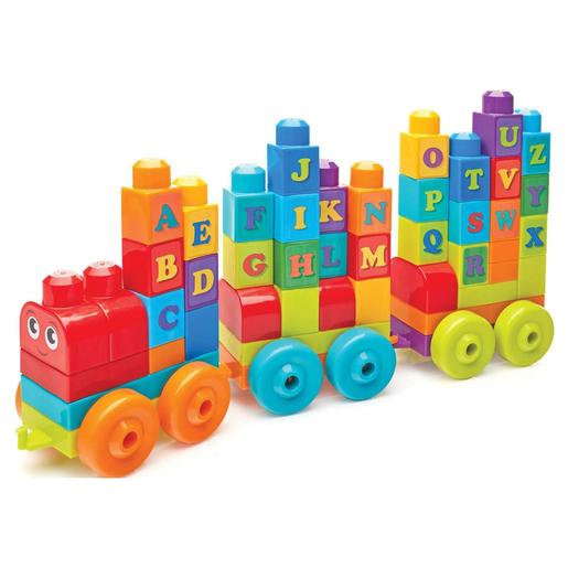 Mega Bloks First Builders Alphabet Train - 60 Pieces
