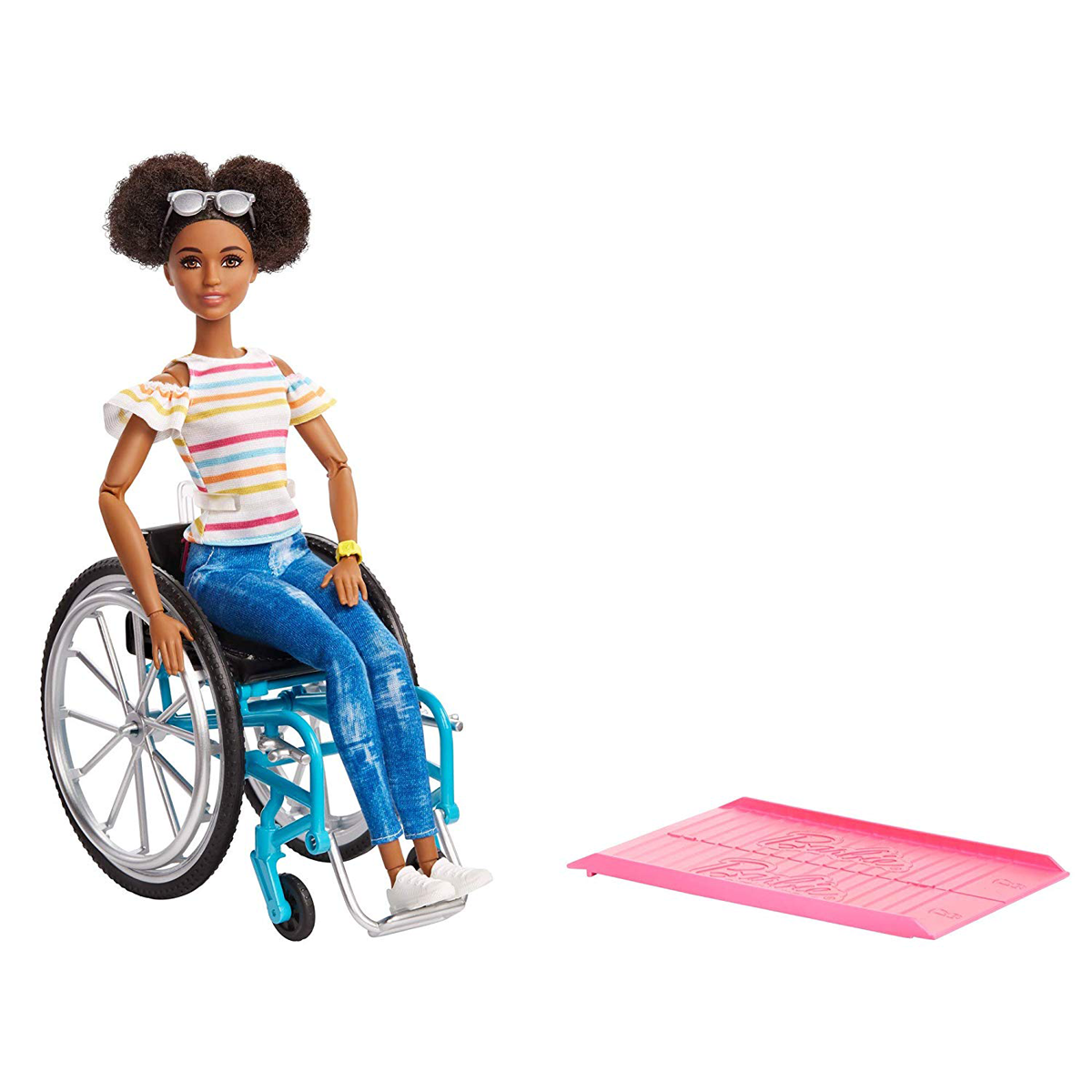  Barbie Doll and Wheelchair - Brown Hair