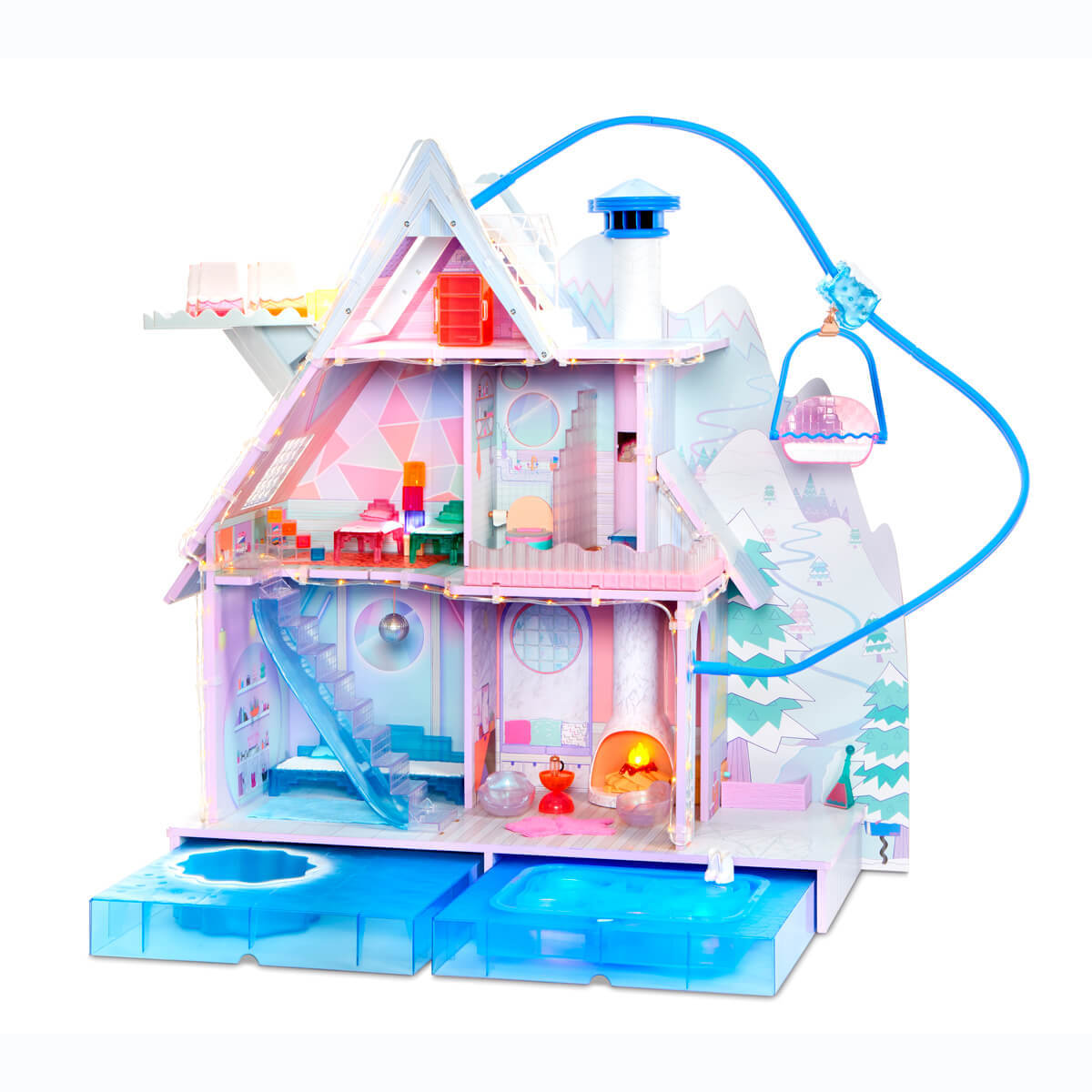 Lol Surprise Winter Disco Chalet Doll House