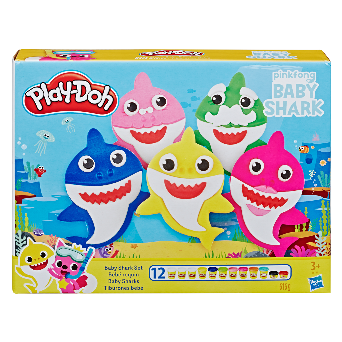 play doh baby shark
