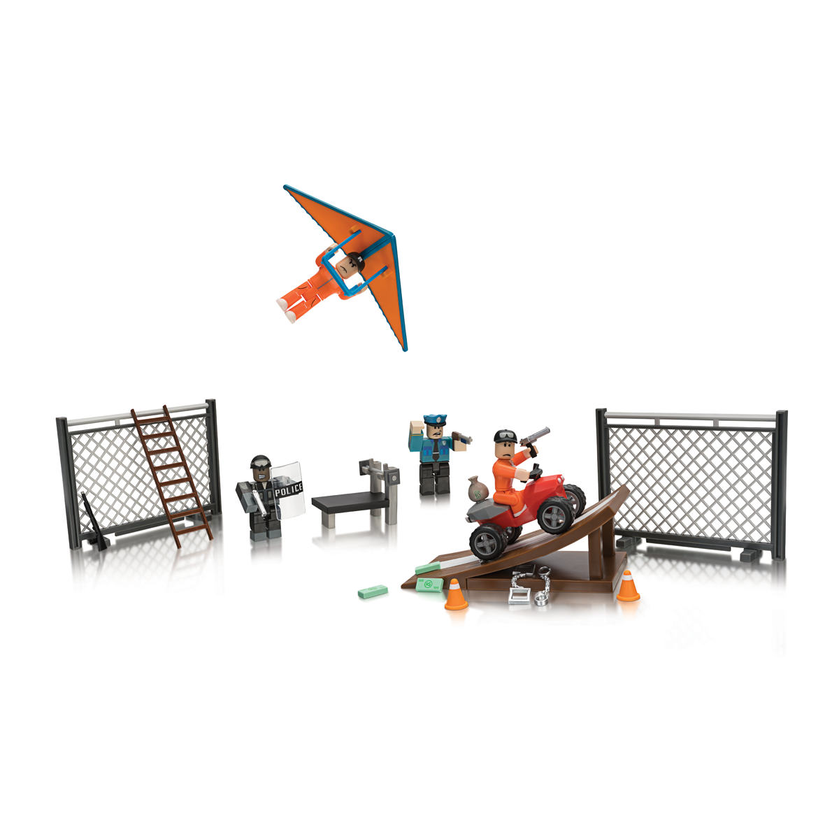 Roblox Jailbreak Great Escape Playset The Entertainer - roblox celebrity collection series 1 12 figure pack iconic