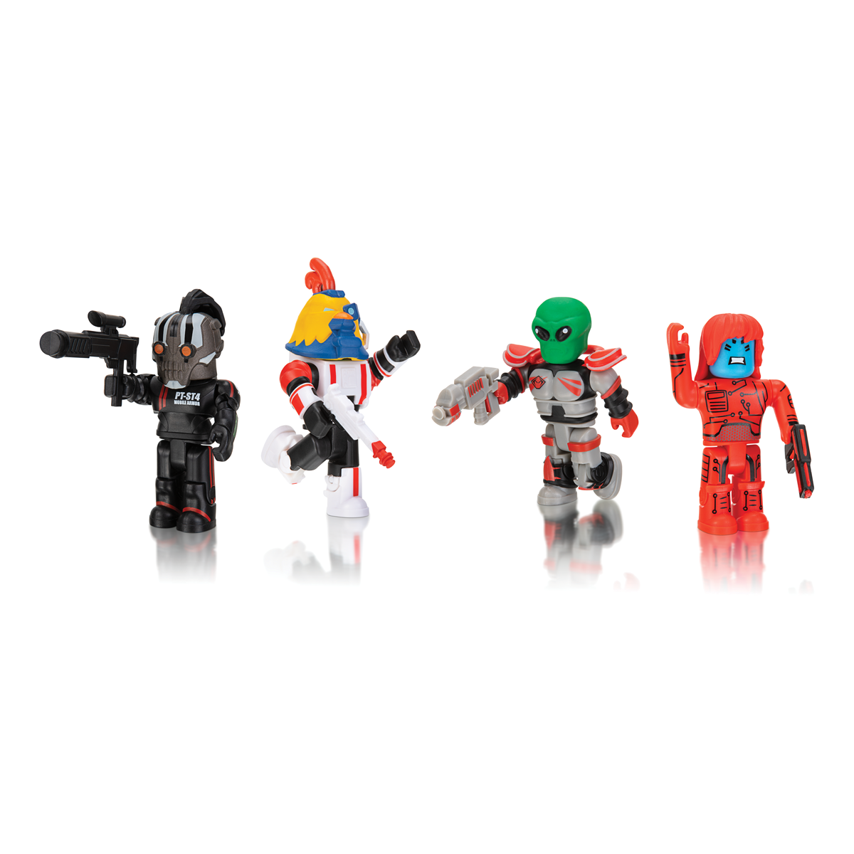 Roblox Star Commandos Mix And Match Figure Set The Entertainer - roblox figures robots blocks roblox blocks figure set 85cm