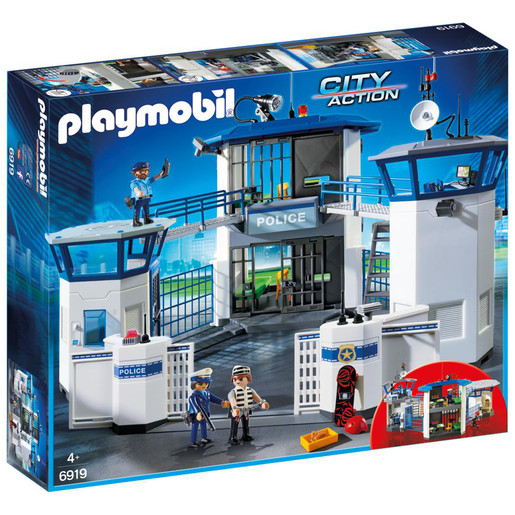 Playmobil 6919 City Action Police Headquarters With Prison