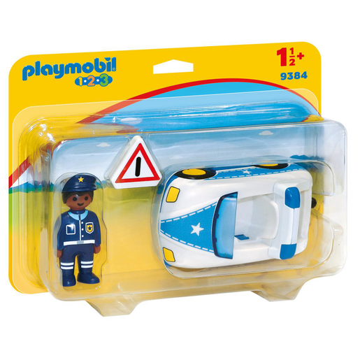 Playmobil 9384 1.2.3 Police Car with Trailer Hitch