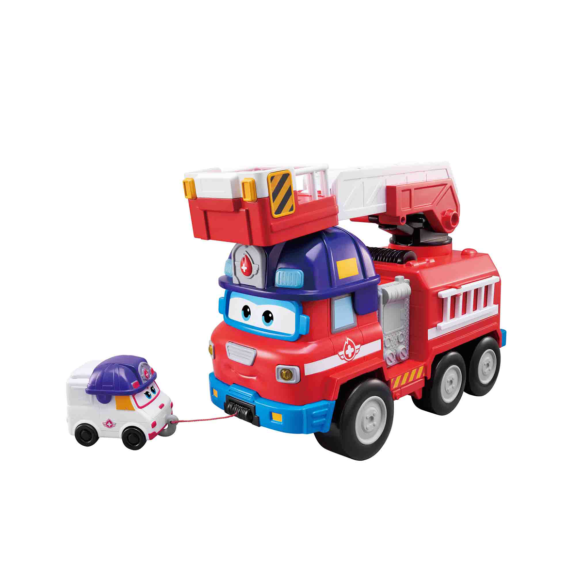 Super Wings Rescue Riders Sparky Fire Truck Playset & Zoey Figure New Kids Toy