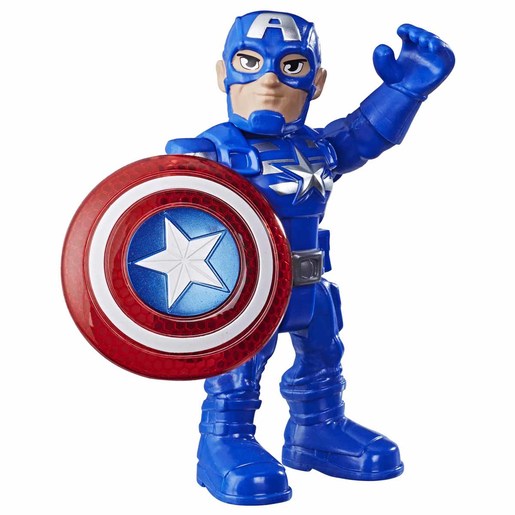 Playskool Marvel Super Hero Adventures - Captain America Action Figure