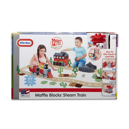 Little Tikes Waffle Blocks Steam Train The Entertainer