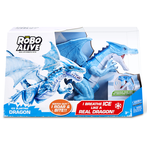 Robo Alive Interactive Ice Blasting Roaring Dragon By ZURU