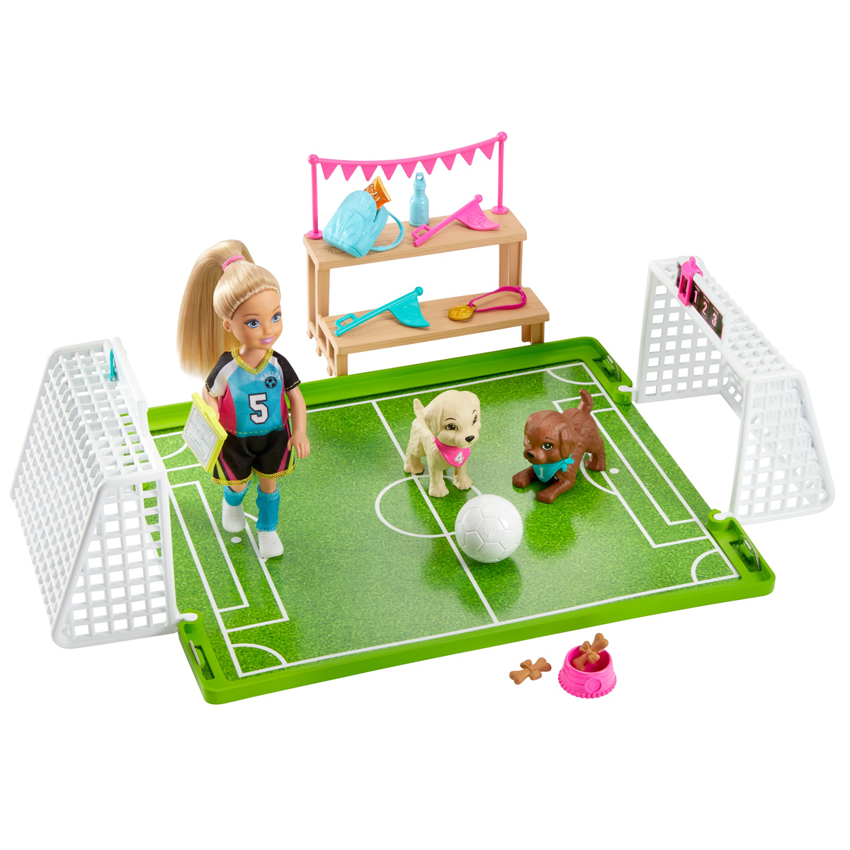 Barbie Chelsea Football Playset The Entertainer