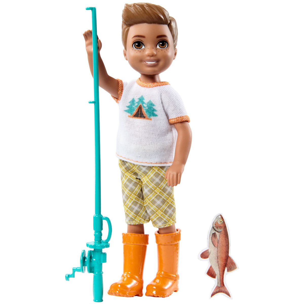 Barbie Chelsea Camping Fun Doll Fisherman The Entertainer