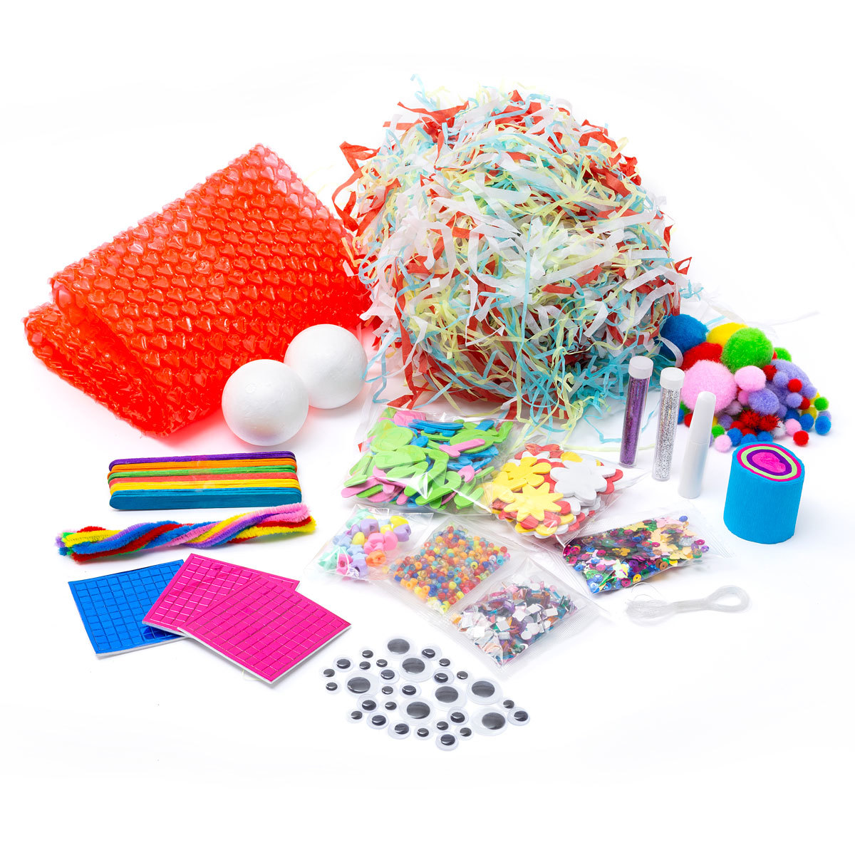 Mega Kids /Toddlers Arts and Crafts Supplies Jar Over 700 Pieces Preschool  set