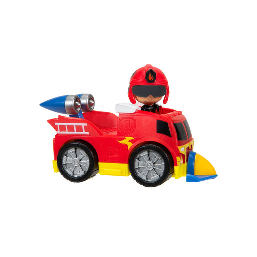 Ckn Little Vehicle And Figure Fireman Racer The Entertainer