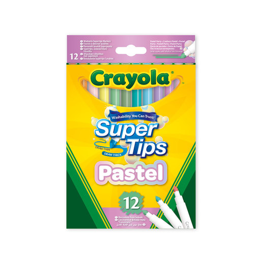 Crayola 12 SuperTips Pastel Pens
