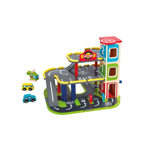 Early Learning Centre Wooden Garage Playset
