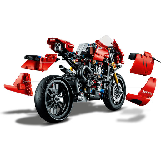 LEGO Technic Ducati Panigale V4 R Motorbike Model Set 42107
