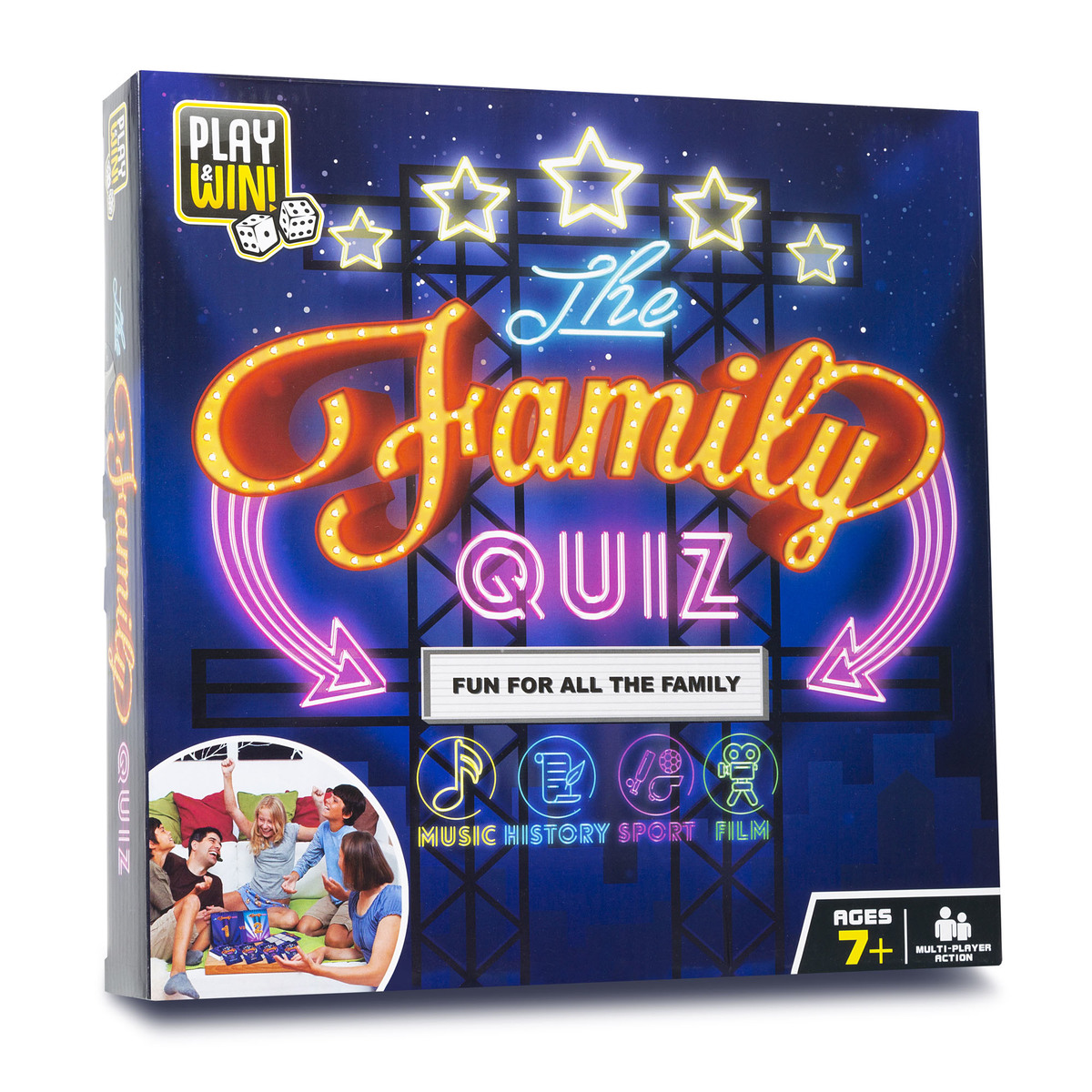 Play Win The Family Quiz Board Game The Entertainer