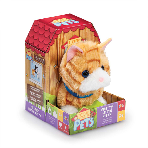 Pitter Patter Pets Pretty Little Kitty - Ginger Cat Electronic Pet
