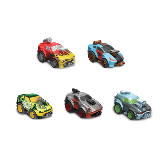 Boom City Racers 2 Car Pack - 1 Mystery Vehicle - Rip, Race, Explode (Styles Vary)