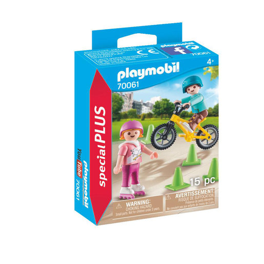 Playmobil 70061 Special Plus Children With Bike & Skates