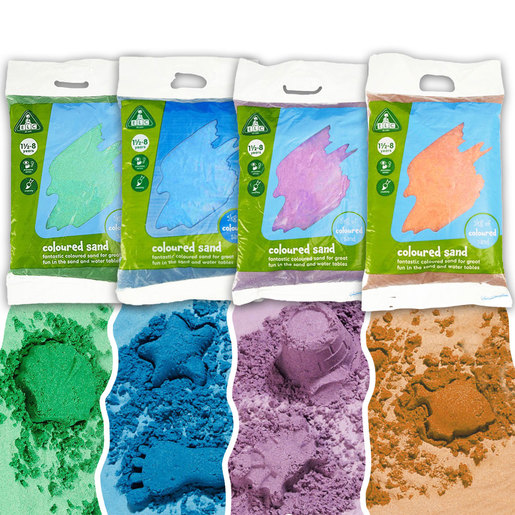 ELC Children's Coloured Play Sand - 4x5kg bags - Free Delivery