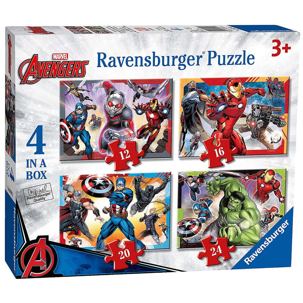Ravensburger 4 in a Box Puzzles - Marvel Avengers
