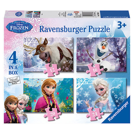 Ravensburger Disney Frozen 4 in a Box Puzzle