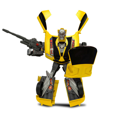 Car-Bots Figure - Yellow Camaro